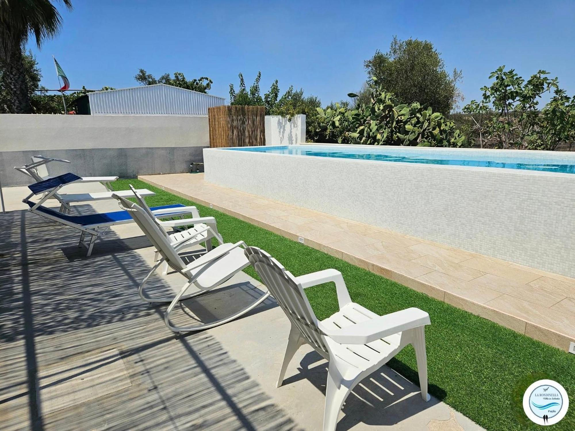Villa La Rondinella - Torre San Giovanni Torre San Giovanni Ugento Exterior foto